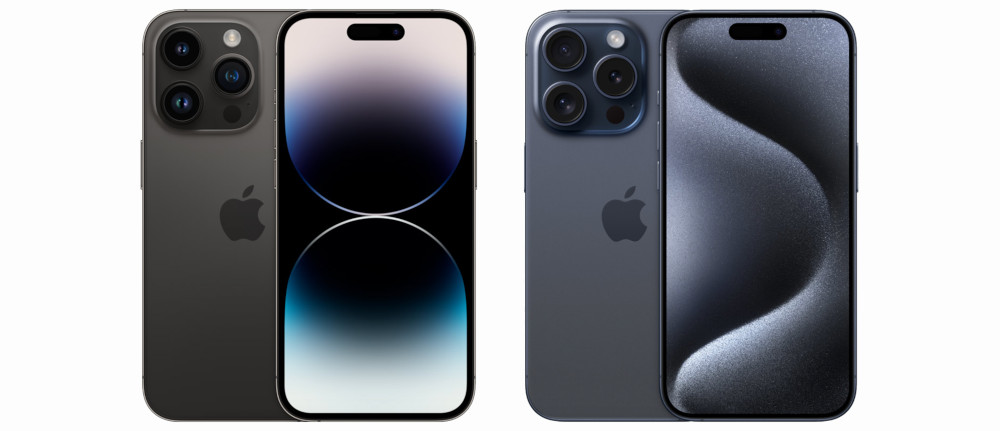 iPhone 14 Pro y iPhone 15 Pro